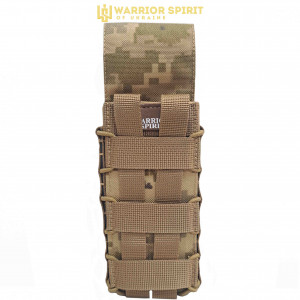 Подсумок под магазин жесткий со съемным клапаном Warrior Spirit Cart-WS Pixel. Photo 2